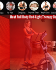 EXESAS 1216 LED, 6080W Dual-Chip, Red Light Therapy Device for Full Body, 4-Wavelengths Infrared LED Panel for Skin, Weight, Pain, Wellness