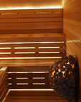 Custom Indoor Sauna Room - 5' x 6' x 8' - Finnish Sauna Builders