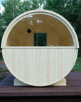 Vassa Finnish Barrel Sauna with WiFi Heater - Finnish Sauna Builders