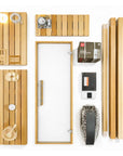 Custom Indoor Sauna Room - 3' x 4' x 8' - Finnish Sauna Builders