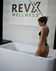 RevX Acrylic X Tub Cold Plunge + LUX High Performance Chiller and Filtration System