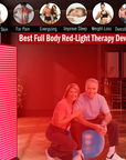 EXESAS  600 LED, 3000W Dual-Chip, Red Light Therapy Device for Full Body, 4-Wavelengths Infrared LED Panel for Skin, Weight, Pain, Wellness