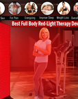 EXESAS    1008 LED, 5040W Dual-Chip, Red Light Therapy Device for Full Body, 4-Wavelengths Infrared LED Panel for Skin, Weight, Pain, Wellness