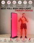 EXESAS   800 LED, 4000W Dual-Chip, Red Light Therapy Device for Full Body, 4-Wavelengths Infrared LED Panel for Skin, Weight, Pain, Wellness