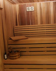 Custom Indoor Sauna Room - 5' x 6' x 8' - Finnish Sauna Builders