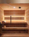 Custom Indoor Sauna Room - 5' x 7' x 8' - Finnish Sauna Builders