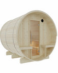 Helsinki Finnish Barrel Sauna with Terrace and WiFi Heater - Finnish Sauna Builders