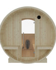 Helsinki Finnish Barrel Sauna with Terrace and WiFi Heater - Finnish Sauna Builders