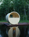 Helsinki Finnish Barrel Sauna with Terrace and WiFi Heater - Finnish Sauna Builders