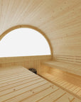 Helsinki Finnish Barrel Sauna with Terrace and WiFi Heater - Finnish Sauna Builders