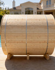 Helsinki Finnish Barrel Sauna with Terrace and WiFi Heater - Finnish Sauna Builders