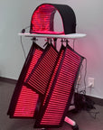 Full Body Red Light Therapy System 12,690 LED's in System. Includes 4 Pads 11" X 27", 2 Pads 11' X 16", 1 Face Dome, 1 Chin Pad