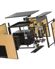 RevX Acrylic X Tub Cold Plunge + LUX High Performance Chiller and Filtration System