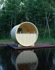 Tampere Finnish Barrel Sauna with WiFi Heater - Finnish Sauna Builders
