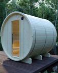 Tampere Finnish Barrel Sauna with WiFi Heater - Finnish Sauna Builders