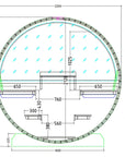 Turku Finnish Barrel Sauna with Terrace and WiFi Heater - Finnish Sauna Builders