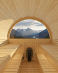 Turku Finnish Barrel Sauna with Terrace and WiFi Heater - Finnish Sauna Builders