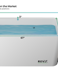 RevX Acrylic X Tub Cold Plunge + LUX High Performance Chiller and Filtration System