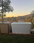 RevX Acrylic X Tub Cold Plunge + LUX High Performance Chiller and Filtration System