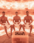 Himalayan Salt Sauna 8' x  4' Surface Area - 35 Sq feet