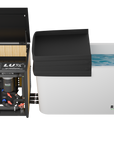 RevX Acrylic X Tub Cold Plunge + LUX High Performance Chiller and Filtration System